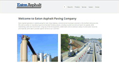 Desktop Screenshot of eatonasphalt.com